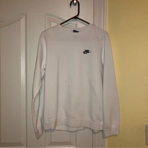 white Nike Men’s crewneck
